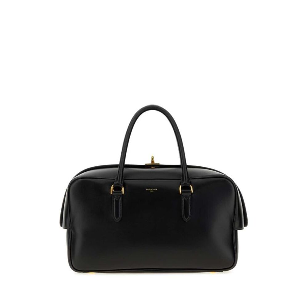 Balenciaga Women Black Leather Medium Le 7 Handbag